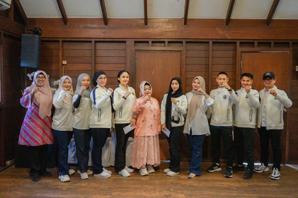 Lepas Atlet Senam ke PON Sumatera Utara, Ini Pesan Reihana