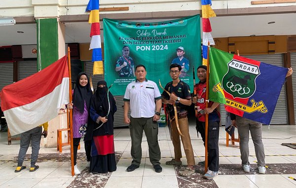 Tujuh Atlet Lolos Selekda Lampung Untuk Kejurnas Horseback Archery