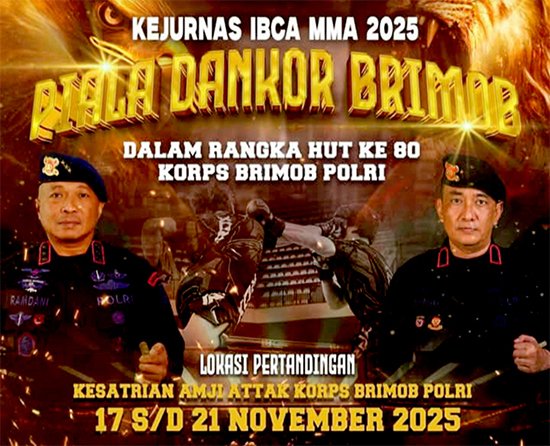 Kirim 9 Atlet, IBCA MMA Lampung Targetkan 5 Medali di Kejurnas Piala Dankor Brimob