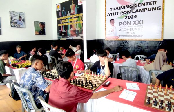 Duabelas Pecatur Junior Akan Wakili Lampung di Kejurnas Catur Junior Percasi 2024