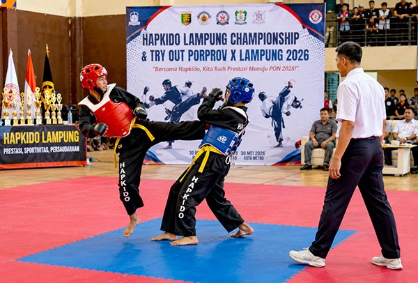 Hapkido Lampung Championship 2026 Jadi Langkah Awal Pembinaan Atlet Menuju PON 2028