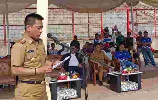 Kadispora Provinsi Lampung Buka Turnamen Antar SSB Se Lampung