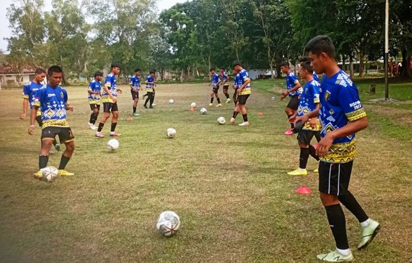 Sepakbola POPNas Lampung Tak Gentar Meski di Grup Berat