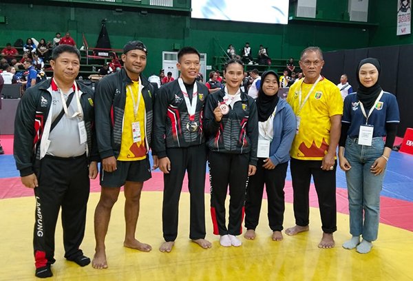 PON Beladiri 2025: Sambo Lampung Kirim 7 Atlet, Enam Dapat Medali