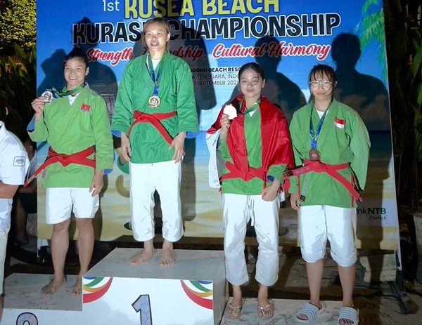 Kurash Raih Tiga Medali dari Kejuaraan Kusea Championship dan Kusea Beach Kurash Championship 2025
