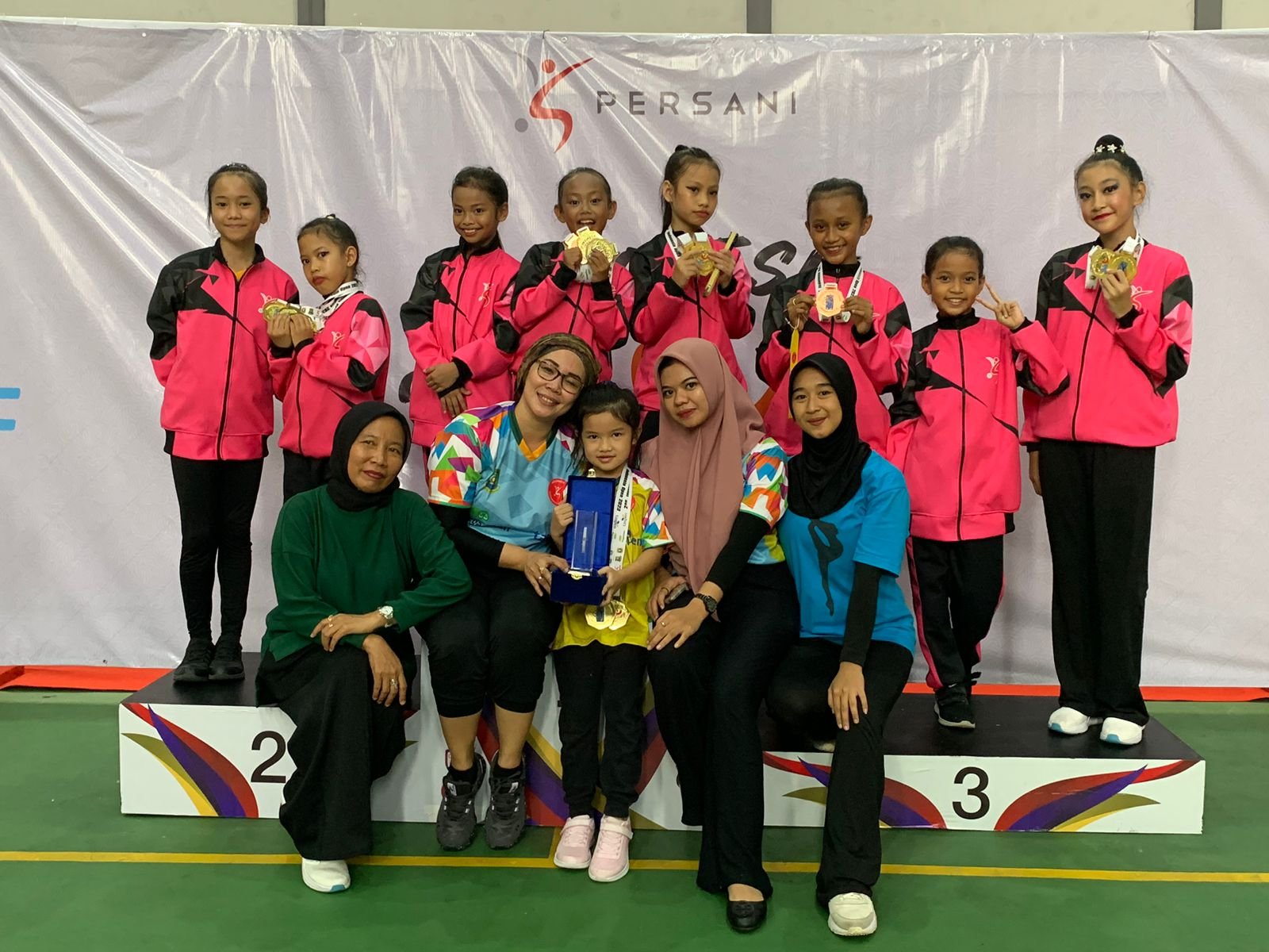 Lampung Raih 15 Medali Emas di Senam Indonesia  Open 2023