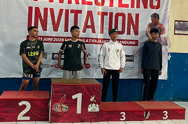 Pemanasan BK PON, Lampung Raih 4 Medali di UPI Wrestling Invitation 2026 Bandung