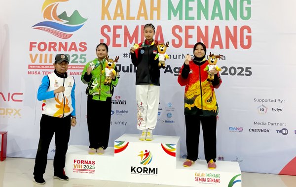 Fornas NTB: Hari Kelima AKTI Sumbang Emas dan Perak