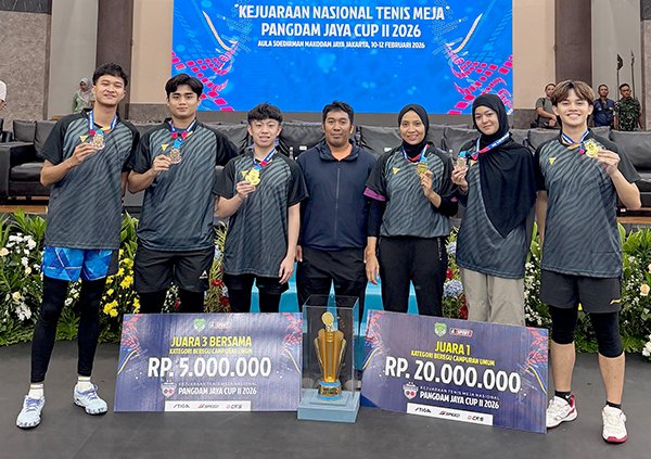 Kalahkan Dua Peraih Medali SEA Games 2025, SIM Sports Kembali Berjaya di Pangdam Jaya Cup II