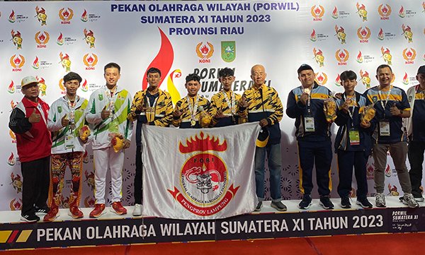 Hari Kedua, Kontingen Lampung Tambah 1 Emas, 1 Perak dan 6 Perunggu