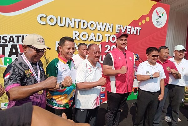 Fun Run Meriahkan Coundown PON XXI 2024, Motivasi Tuan Rumah Aceh-Sumut Kerja Keras