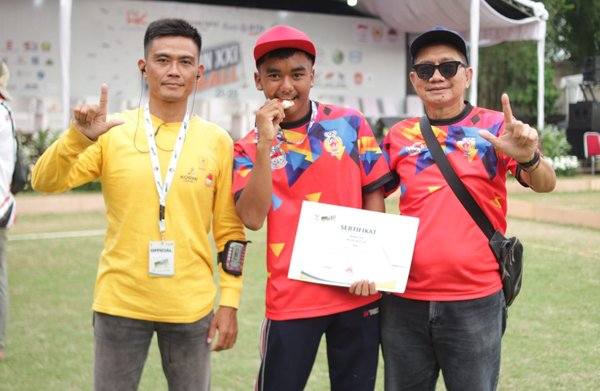 Reza Selamatkan Wajah Pergatsi Lampung, Raih Satu Emas dan Lolos PON