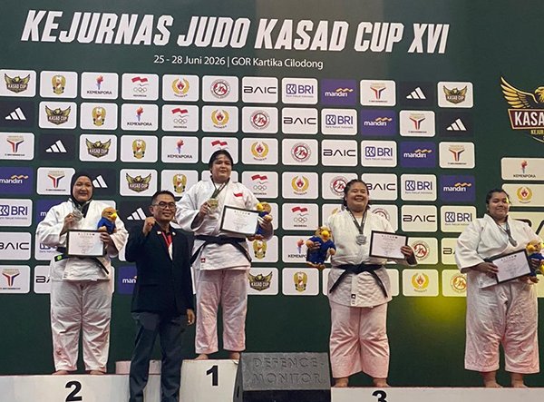 Atlet Lampung Raih 8 Medali di Kejurnas Judo Kasad Cup XVI Tahun 2026