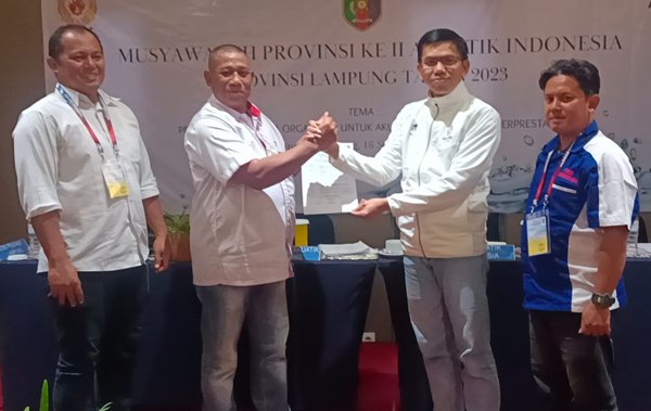 Ade Utami Ibnu Kembali Terpilih Nahkodai Akuatik Indonesia Lampung 2023-2027