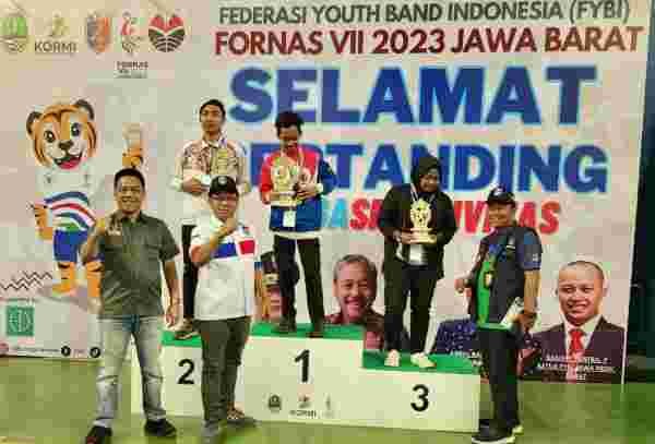 Juara Umum Inorga, FYBI Lampung Sumbang 3 Emas Fornas VII Jabar
