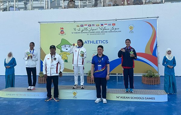 Eksistensi Atlet Muda Lampung Di ASEAN Makin Kuat, Anggun Raih Medali Emas di Brunei