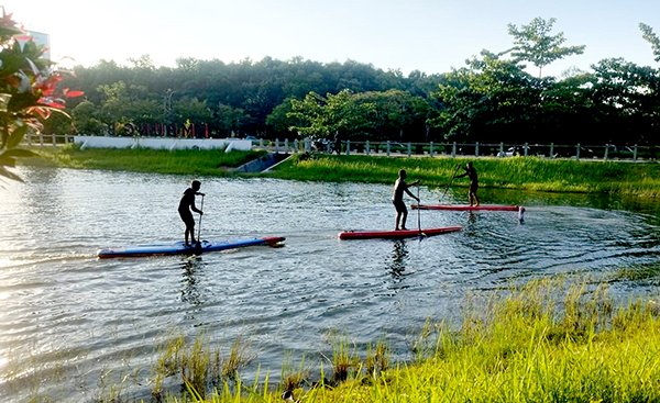 Dayung Lampung Kejar Kuota Kejuaraan Dunia Stand-Up Paddel