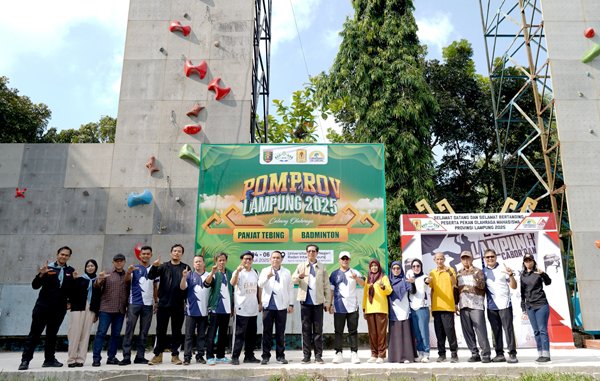 UIN Raden Intan Tuan Rumah Cabor Panjat Tebing dan Bulu Tangkis POMProv 2025