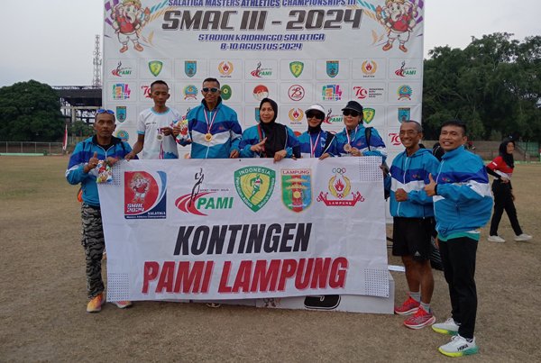 Atlet-atlet Senior PAMI Lampung Sabet 9 Medali di SMAC III Salatiga