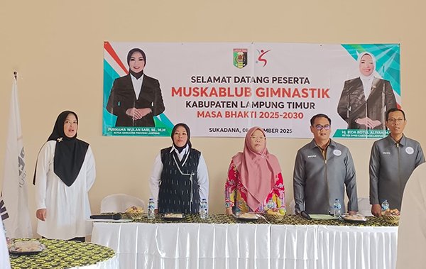 Dipimpin Ketua DPRD, Gimnastik Lampung Timur Siap Hidupkan Pembinaan di Kecamatan
