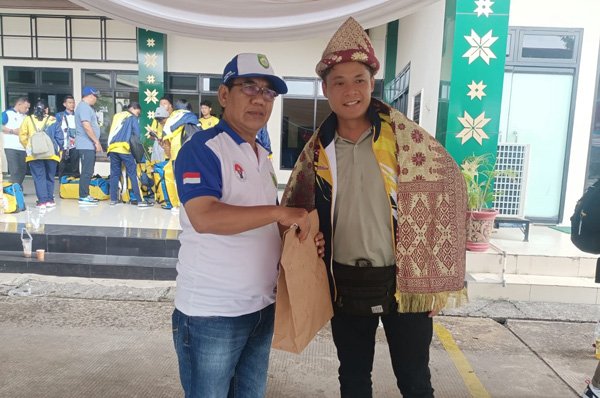 POPNas XVI: Kontingen Lampung Tiba di Palembang