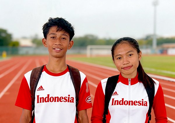 Dua Atlet Muda Lampung Perkuat Tim Nasional Atletik Indonesia di Singapura Open 2026