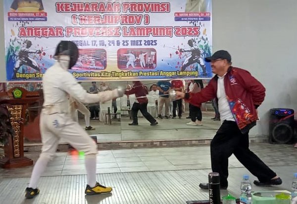 Kejurprov Anggar Diikuti 46 Atlet Masa Depan IKASI Lampung