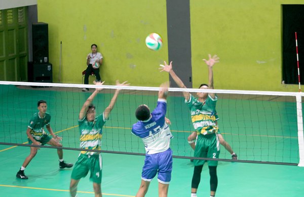 Bola Voli Putra Lampung Raih Kemenangan Kedua Atas Kalbar