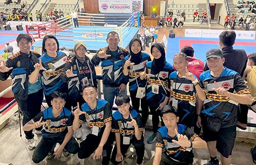 Raih 7 Medali, Satu Boxer Lampung Terpilih di Partai Gala Night Kickbocking Pro di Kejurnas