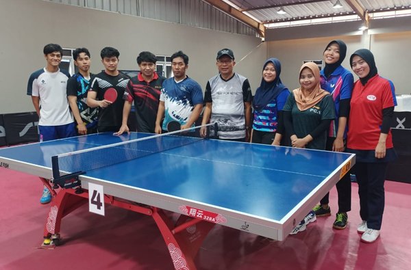 Tim Tenis Meja Lampung Lolos Meyakinkan Ke PON XXI 2024