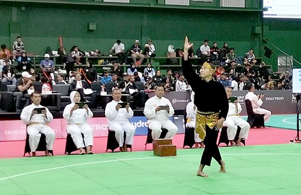 Menyesakkan, Pesilat Seni Lampung Kalah 0,01 Poin Dari Pesilat Jogja
