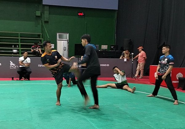 Pencak Silat Bertekad Pertahankan Posisi Kontingen Lampung Dipapan Atas Klasemen