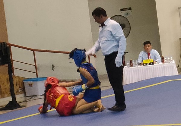 Wushu Sanda Lampung Persembahkan Delapan Medali Di Porwil Sumatera