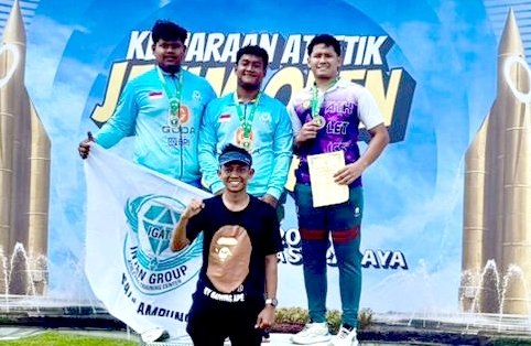 Kirim 4 Atlet, Lampung Raih 1 Emas 3 Perak di Kejuaraan Atletik Jatim Open 2026