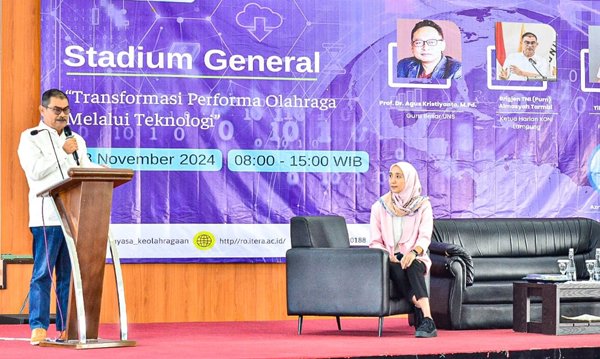 Amalsyah Paparkan Makalah Penting Dalam Olahraga di Stadium General ITERA