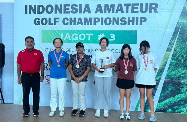 Keren, Pegolf Putri Lampung Raih Perak Di IndonesianAmateur Golf Championship