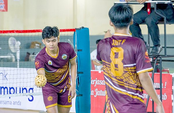 Pesepak Takraw Lampung Ikuti Kejuaraan Dunia King's Cup ke 39 di Bangkok