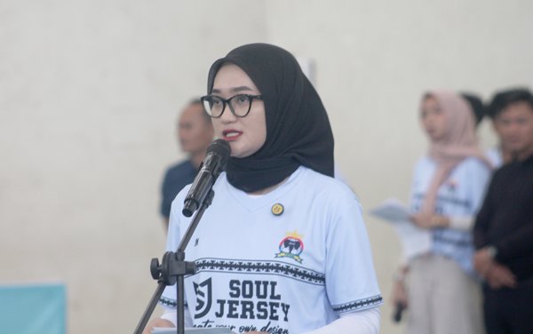 Mbak Jihan Buka Kejuaraan Futsal Pelajar Gubernur Cup 2025, Pesannya Unik