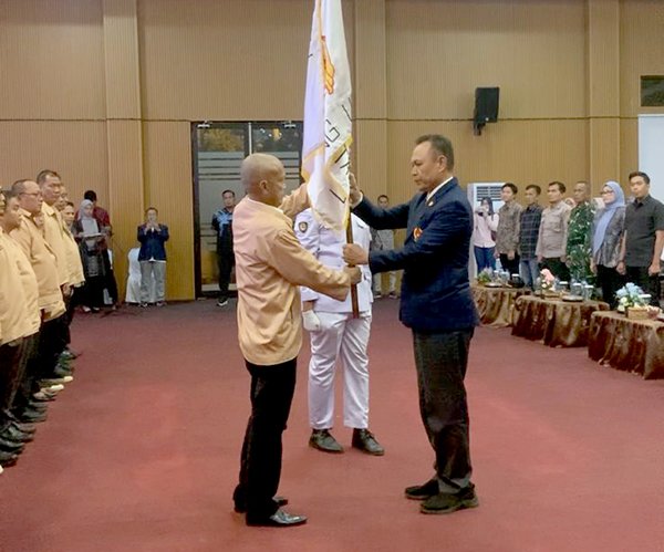 Sah, Ansyori Sabak Pimpin KONI Lampura, Cermati Pesan Ketum KONI Lampung dan Bupati