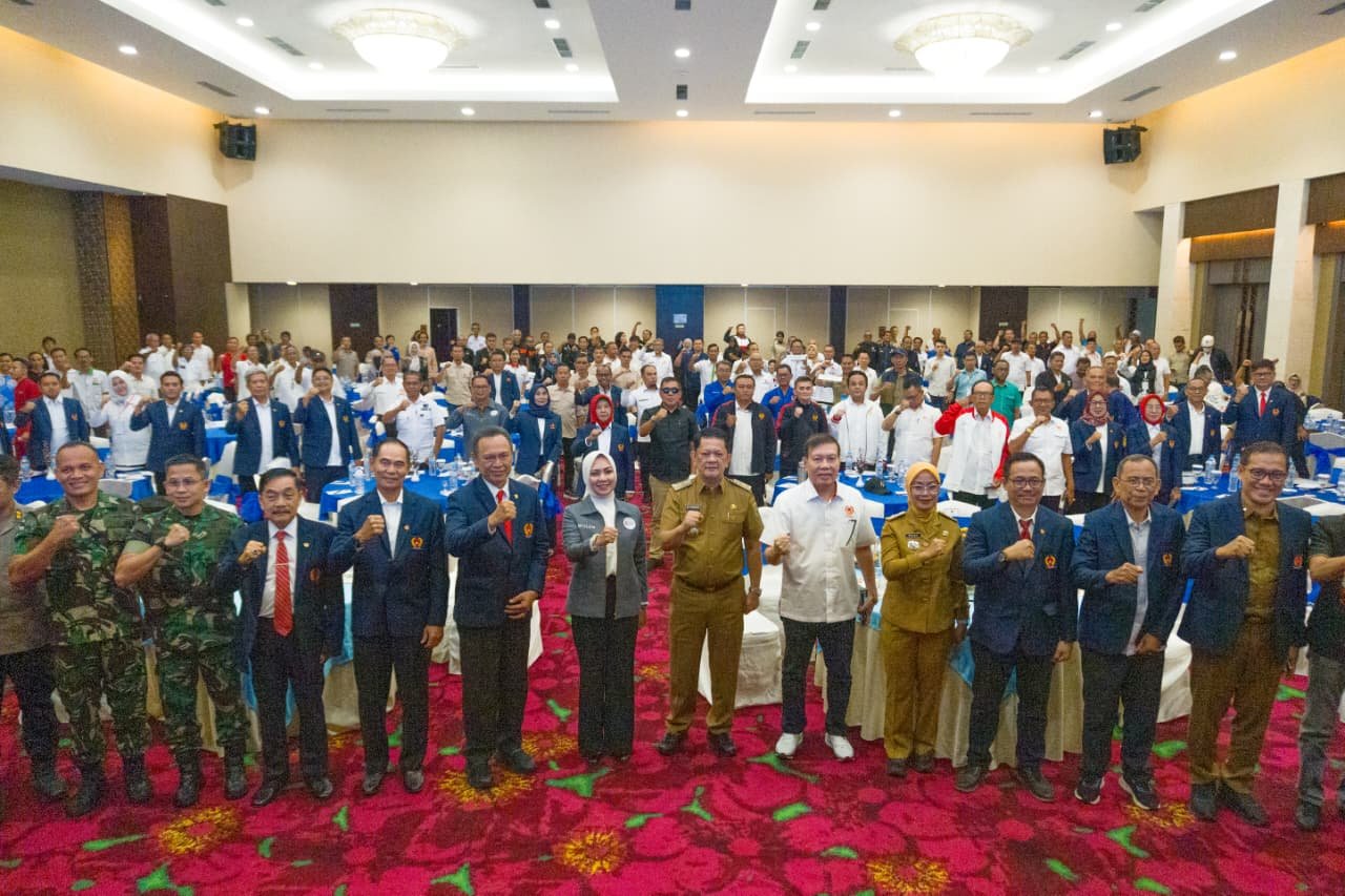 Rakerprov, KONI Lampung Luncurkan Logo dan Maskot Porprov