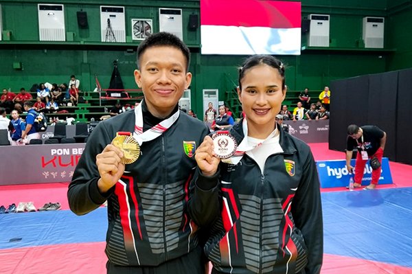 Sambo: Baskoro Raih Perak, Pamela Persembahkan Perunggu