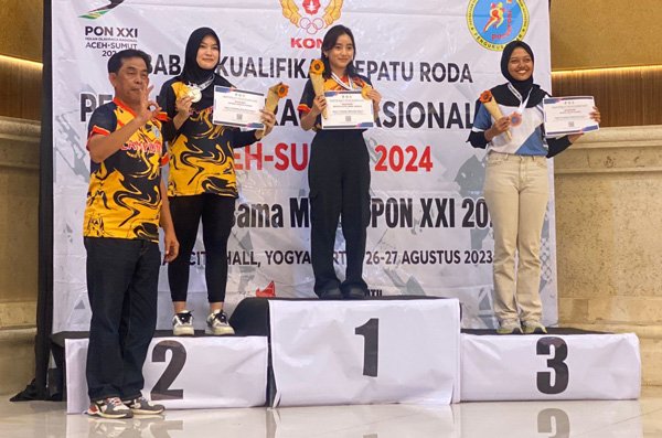 Luar Biasa, Sepatu Roda Lampung Raih 11 medali di Pra PON Jogjakarta