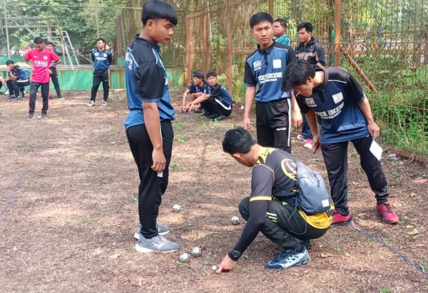 Sosialisasi Cabor Petanque Melalui Pertandingan Eksibisi Antar Mahasiswa