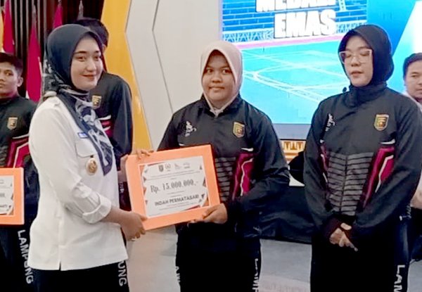 Wagub Jihan: Pemprov dan KONI Lampung Sangat Antusias Membina Atlet Olahraga