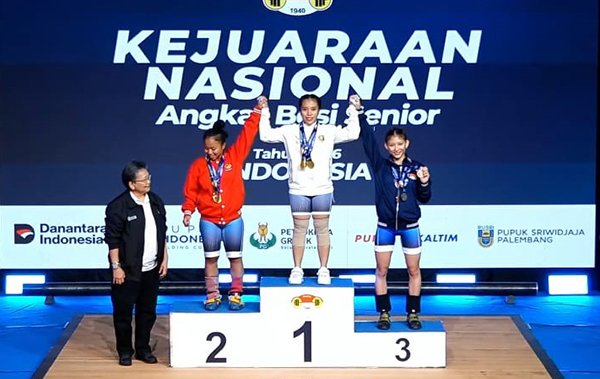 Raih 6 Medali Emas, Lampung Juara Umum Kejurnas Angkat Besi Senior 2026