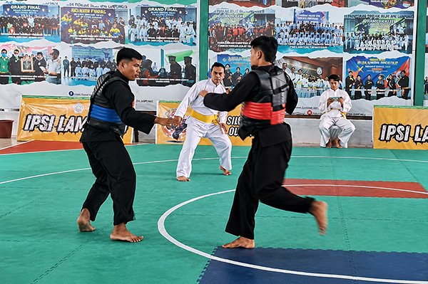 Sirkuit Zona II DIbuka, 101 Pesilat Adu Kemampuan di Padepokan IPSI Lampung