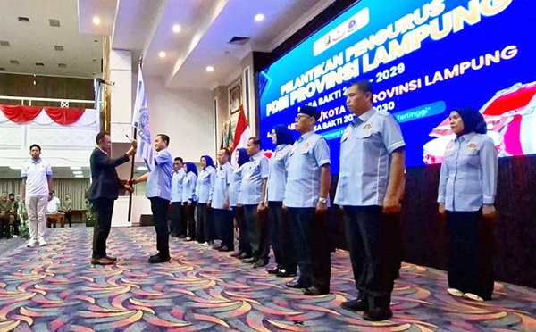 Taufik Lantik Thomas Americo Nahkodai PDBI Lampung Persiapkan Atlet PON