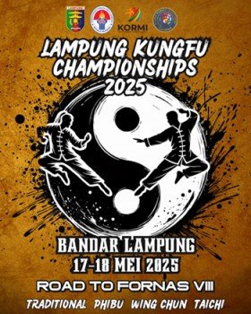 Persiapkan Atlet Ke Fornas, AKTI Gelar Lampung Kungfu Championship 2025