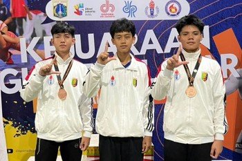Dua Pegulat Lampung Tunjukkan Potensi Di Kejuaraan Gulat Pelajar DKI Jakarta 2026