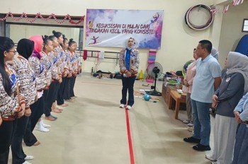 Jajaki Kemampuan, Lampung Kirim Enam Pesenam Ritmik Ke Kejurnas Gimnastik Junior-Senior Di Bandung